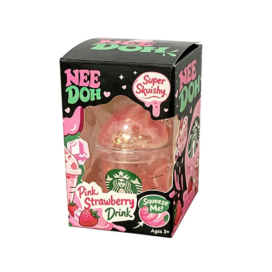 NeeDoh Starbucks Iced Coffee Cup Squishy Stress Relief Toy