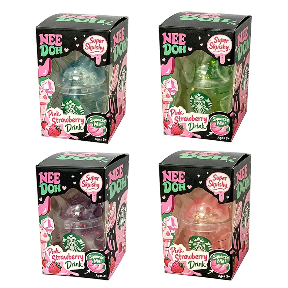 NeeDoh Starbucks Iced Coffee Cup Squishy Stress Relief Toy