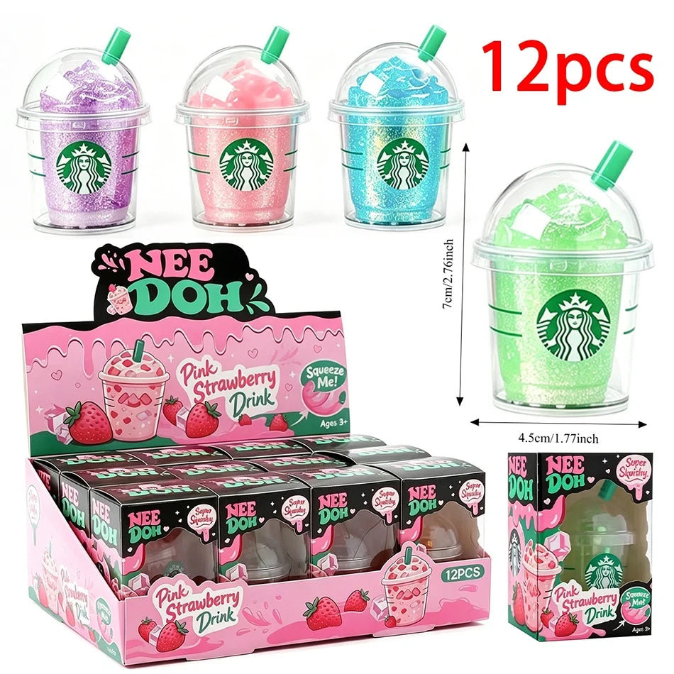 NeeDoh Starbucks Iced Coffee Cup Squishy Stress Relief Toy
