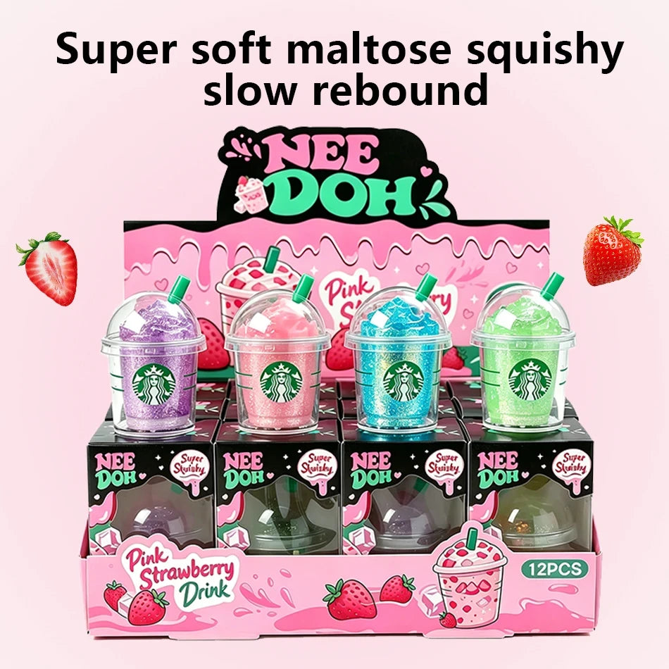 More NeeDoh Starbucks Iced Coffee Cup Squishy Squeeze Toy
