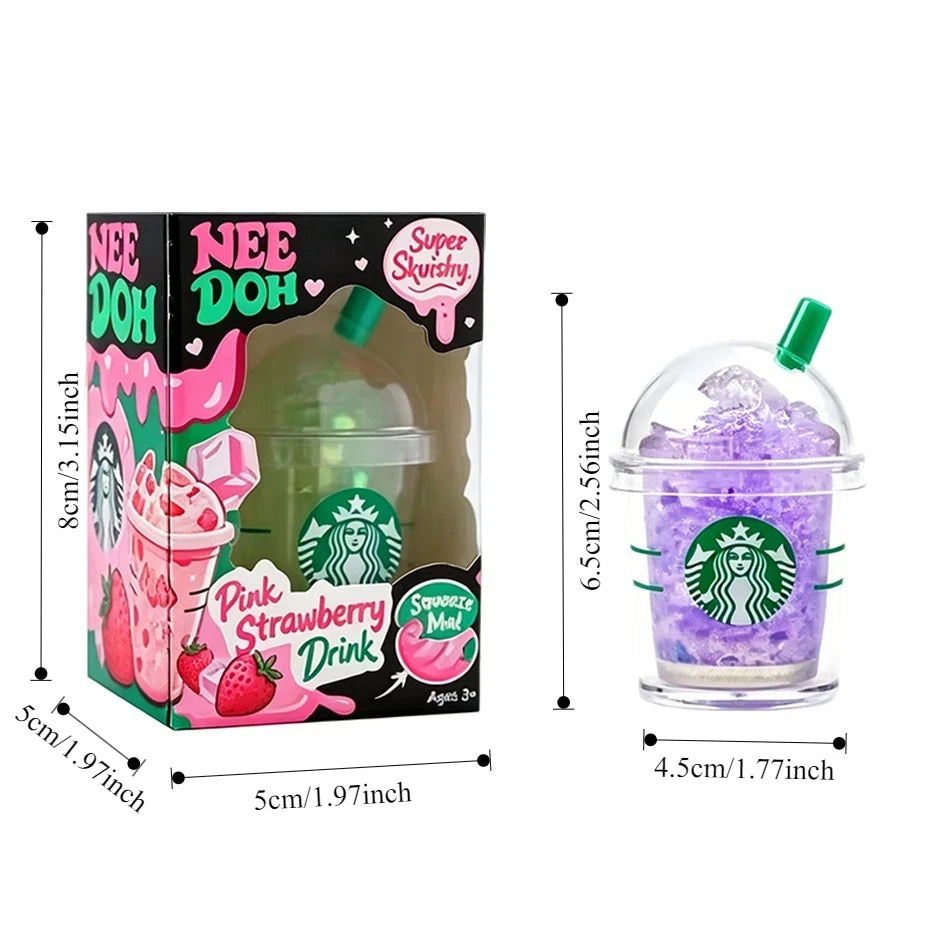 More NeeDoh Starbucks Iced Coffee Cup Squishy Squeeze Toy