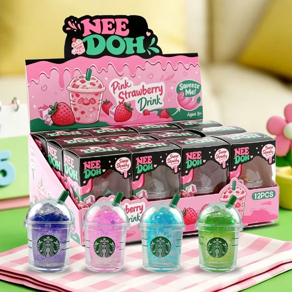 More NeeDoh Starbucks Iced Coffee Cup Squishy Squeeze Toy