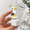 Clicky Keyboard Fidget Keychain - Lizard & Seagull