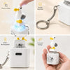 Clicky Keyboard Fidget Keychain - Lizard & Seagull
