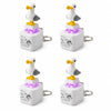Clicky Keyboard Fidget Keychain - Lizard & Seagull