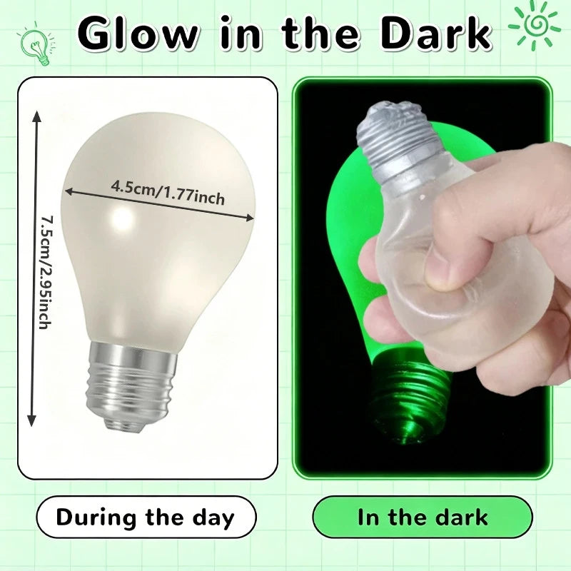 Squishy Light Bulb Sensory Toy