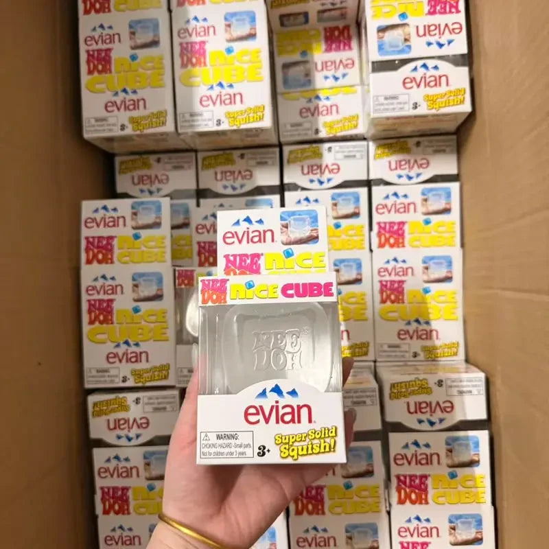 NeeDoh Evian Water Squishy Squeeze Fidget Toy