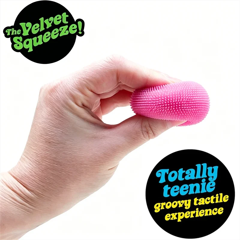 NeeDoh Teenie Mini Fuzz Ball Squishy Stress Toy