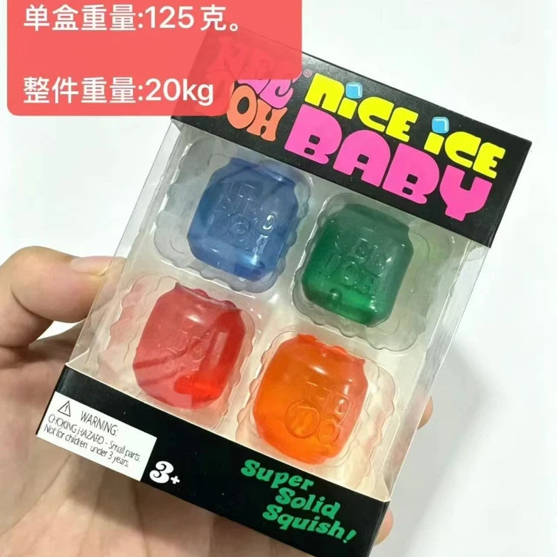 NeeDoh Nice Ice Baby Mini Can Squishy Squeeze Toy
