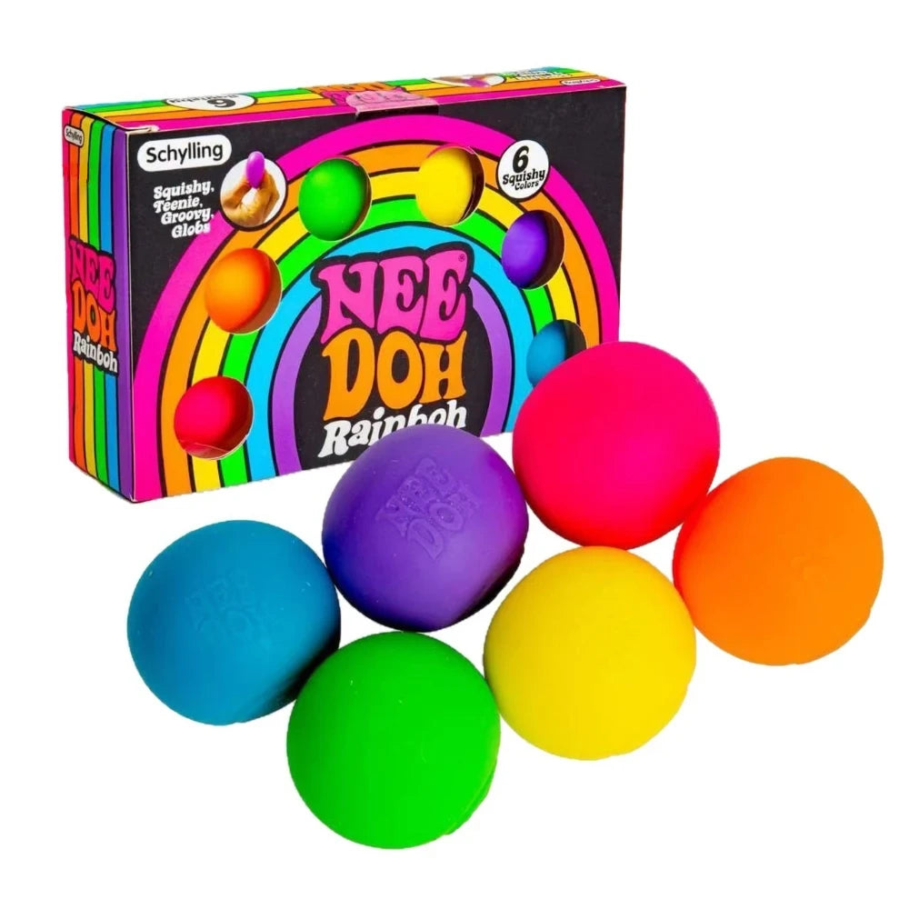 NeeDoh Nice Ice Baby / Teenie Cool Cats Squishy Cube Fidget Toy
