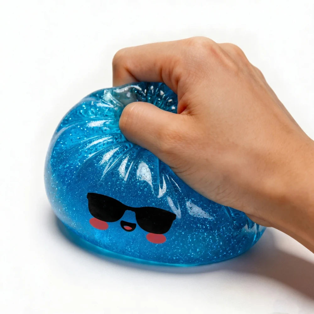 Glitter Dumpling Squishy Fidget Toy