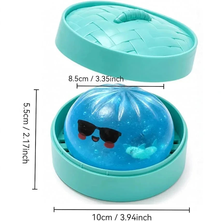 Glitter Dumpling Squishy Fidget Toy