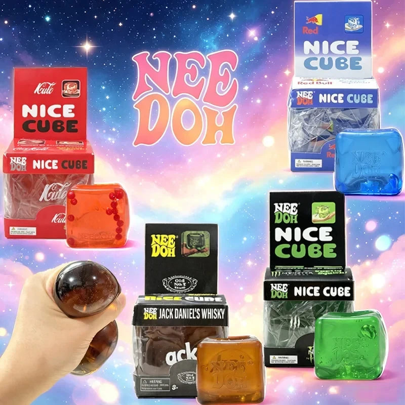 NeeDoh Nice Cube Squishy Sensory Fidget Toy