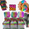 NeeDoh Nice Cube Rainbow Squishy Fidget Toy