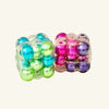ASMR Squish Square Colorful Bead Fidget Squishy Squeeze Cube