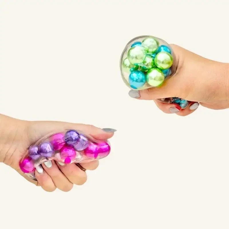 ASMR Squish Square Colorful Bead Fidget Squishy Squeeze Cube