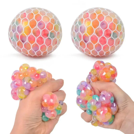 Colorful Grape Ball Squishy Fidget Toy