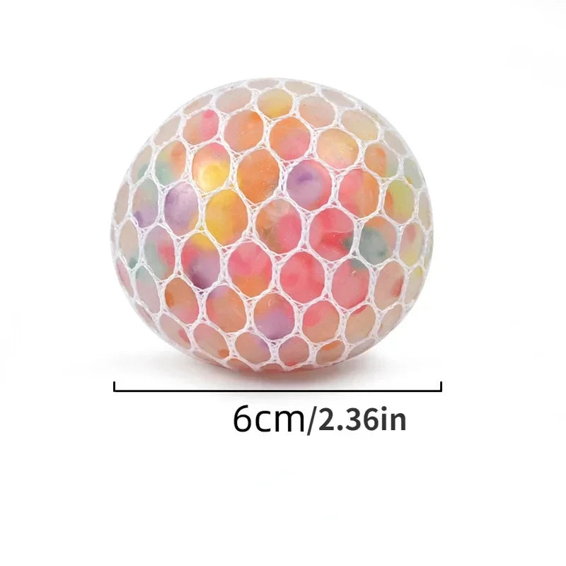 Colorful Grape Ball Squishy Fidget Toy