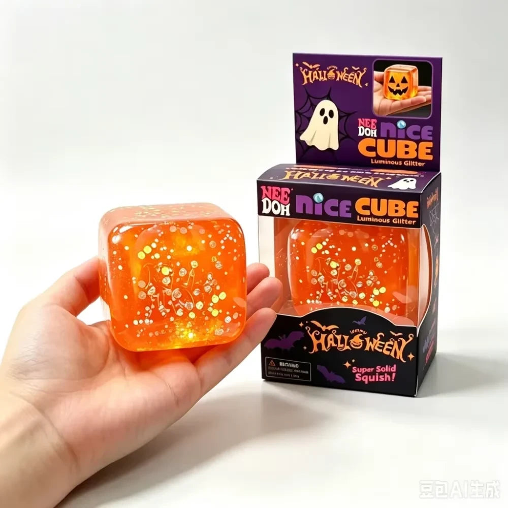 Needoh Nice Cube Halloween Squishy Sensory Fidget Toy