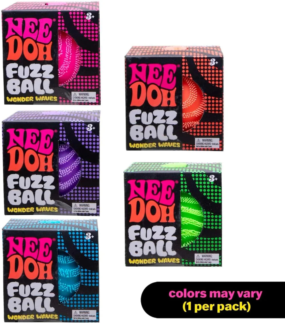 NeeDoh Fuzz Ball Wonder Waves Squishy Stress Toy