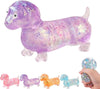 Glitter Dachshund Squishy Stress Relief Squeeze Toy