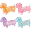Glitter Dachshund Squishy Stress Relief Squeeze Toy