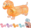 Glitter Dachshund Squishy Stress Relief Squeeze Toy