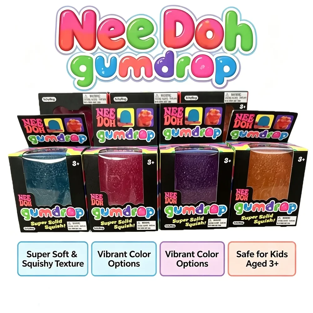 NeeDoh Mini Gumdrop Squishy Sensory Fidget Toy