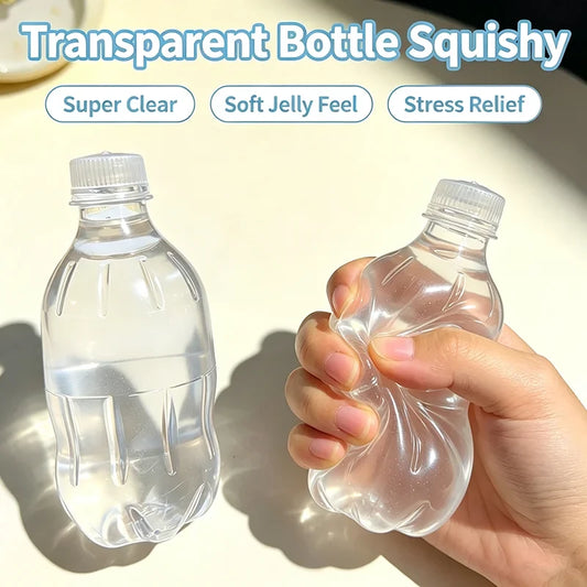 Transparent Water Bottle Squishy Toy
