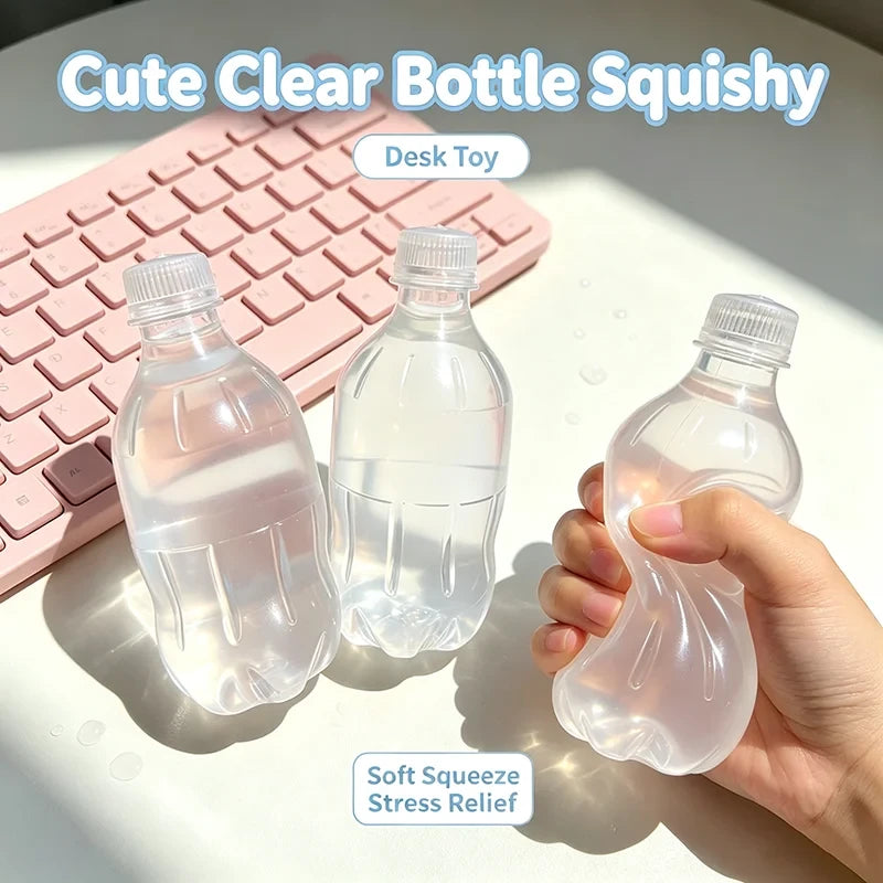 Transparent Water Bottle Squishy Toy