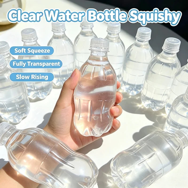 Transparent Water Bottle Squishy Toy