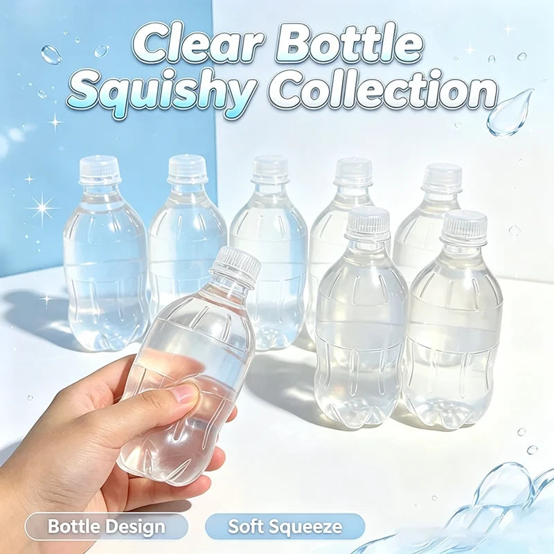 Transparent Water Bottle Squishy Toy