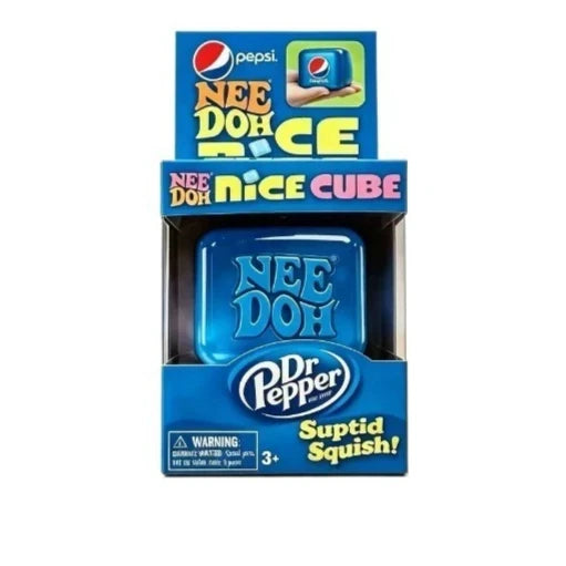 NeeDoh Squishy Sodas Fidget Cube - Dr. Pepper, Sprite, Pepsi, Fanta