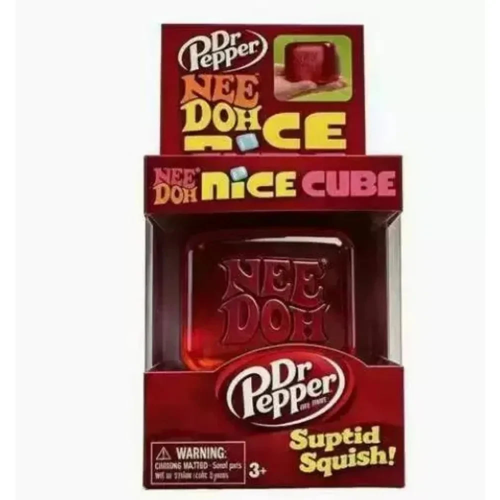 NeeDoh Squishy Sodas Fidget Cube - Dr. Pepper, Sprite, Pepsi, Fanta