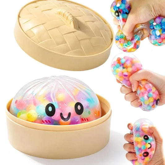 Rainbow Dumpling Squishy Sensory Toy