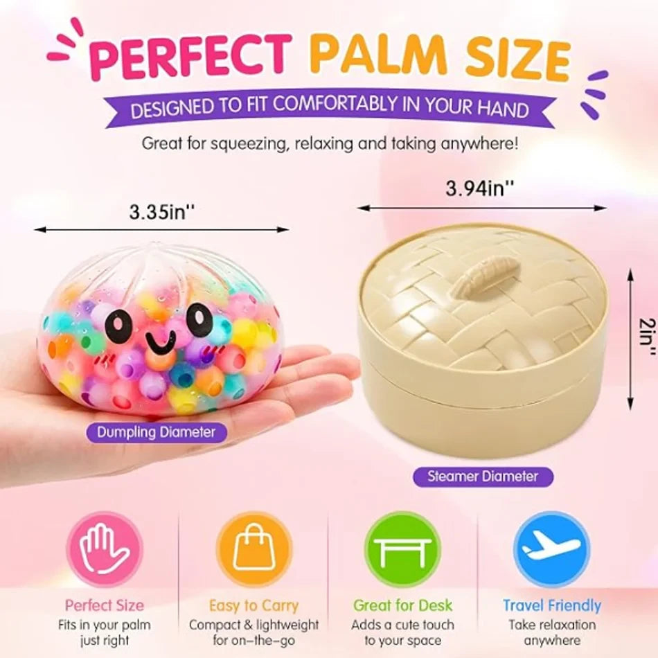Rainbow Dumpling Squishy Sensory Toy