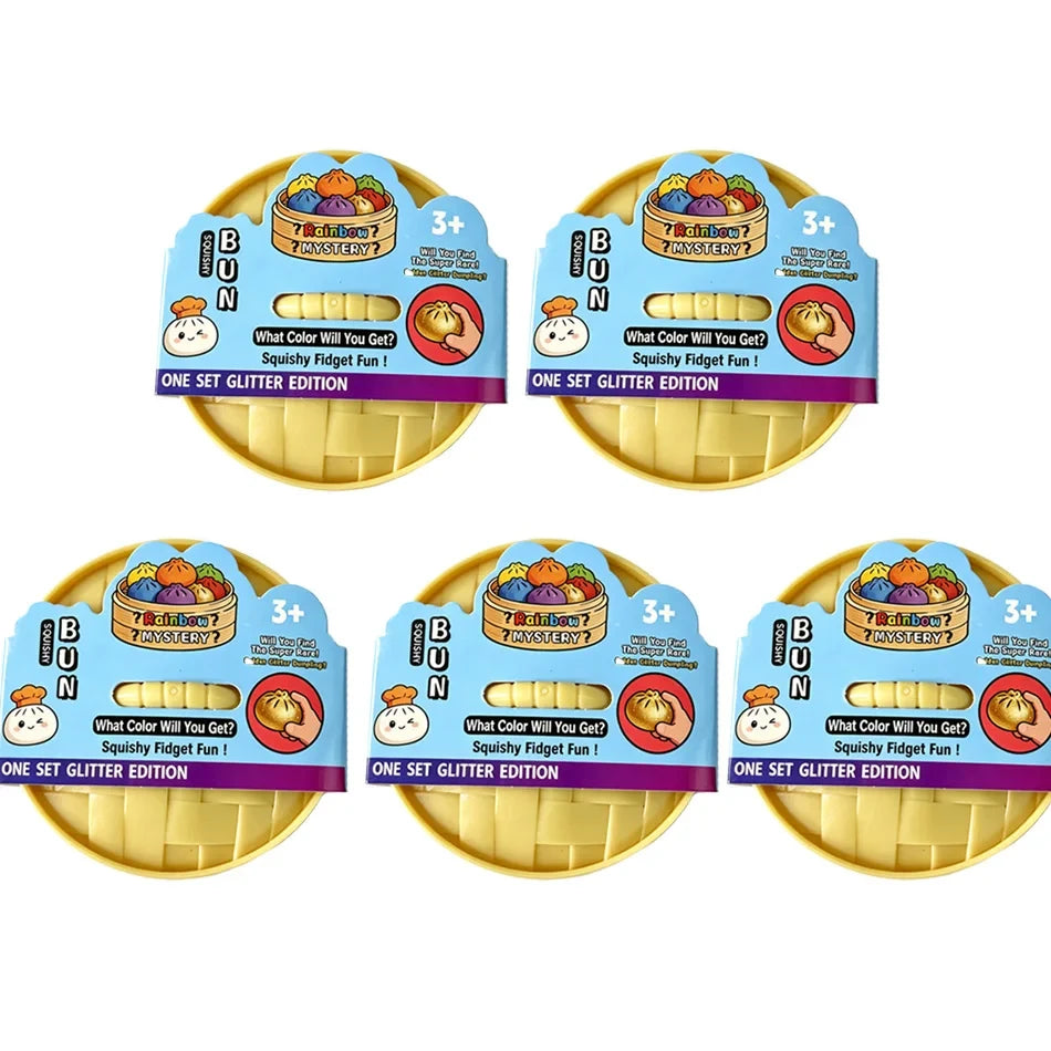 Rainbow Dumpling Squishy Sensory Toy