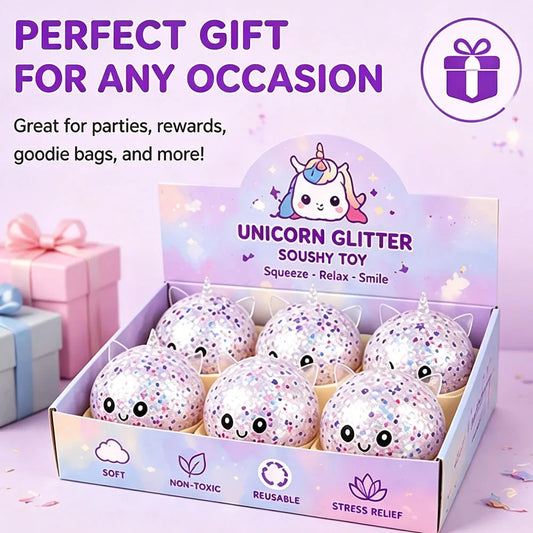 Unicorn Bao Bun Dumpling Squishy Fidget Toy