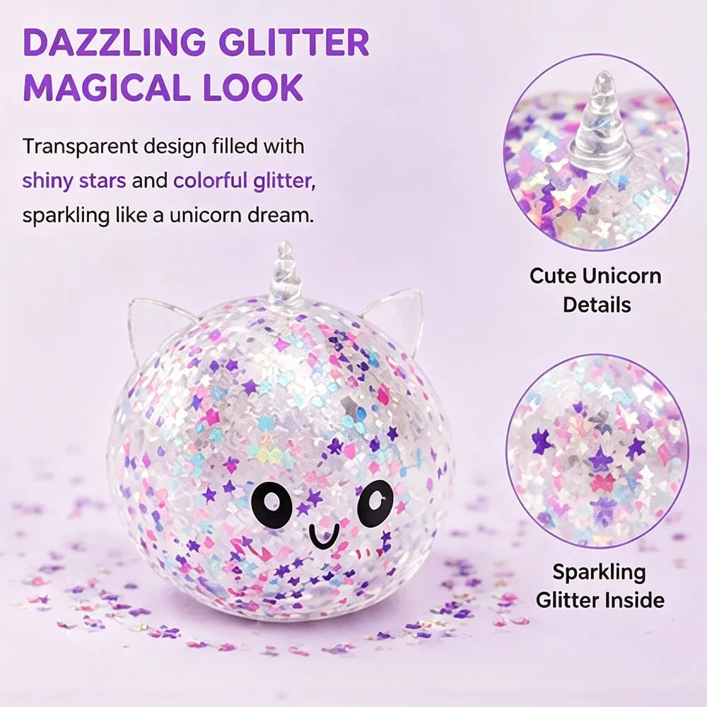 Unicorn Bao Bun Dumpling Squishy Fidget Toy