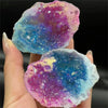 Natural Pink & Blue Agate Crystal