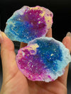 Natural Pink & Blue Agate Crystal