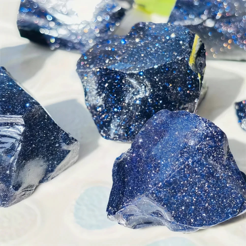 Raw Blue Sandstone Crystal Stone