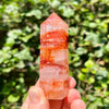 Hematoid Quartz Red Fire Crystal Tower
