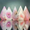 Pink Agate Water Drop Crystal