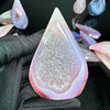 Pink Agate Water Drop Crystal