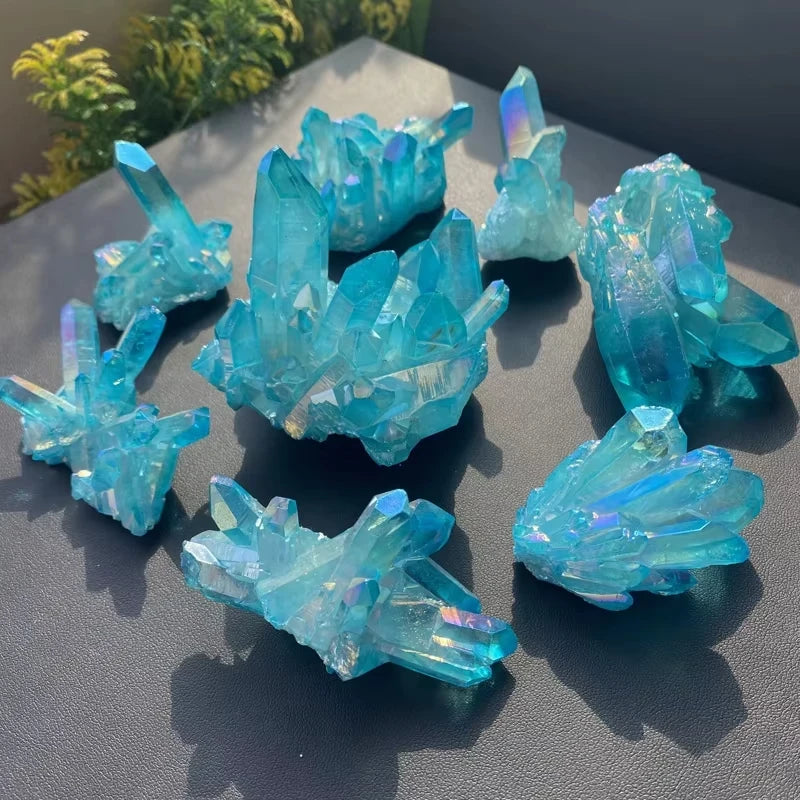 Sky Blue Quartz Natural Stone Crystal Cluster