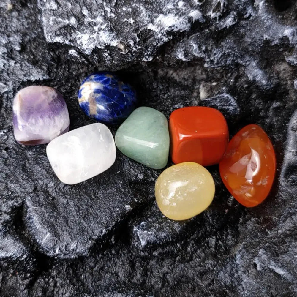 14 Piece Natural Crystal Chakra Healing Stone Set