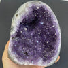 Raw Amethyst Crystal Cluster Geode