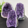 Raw Amethyst Crystal Cluster Geode