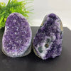 Raw Amethyst Crystal Cluster Geode